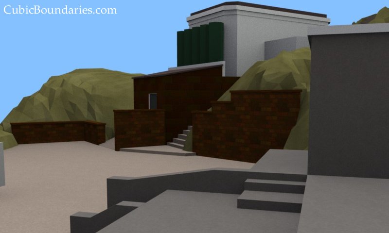 The outbuildings