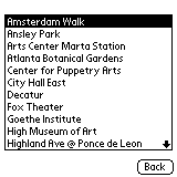 Search list